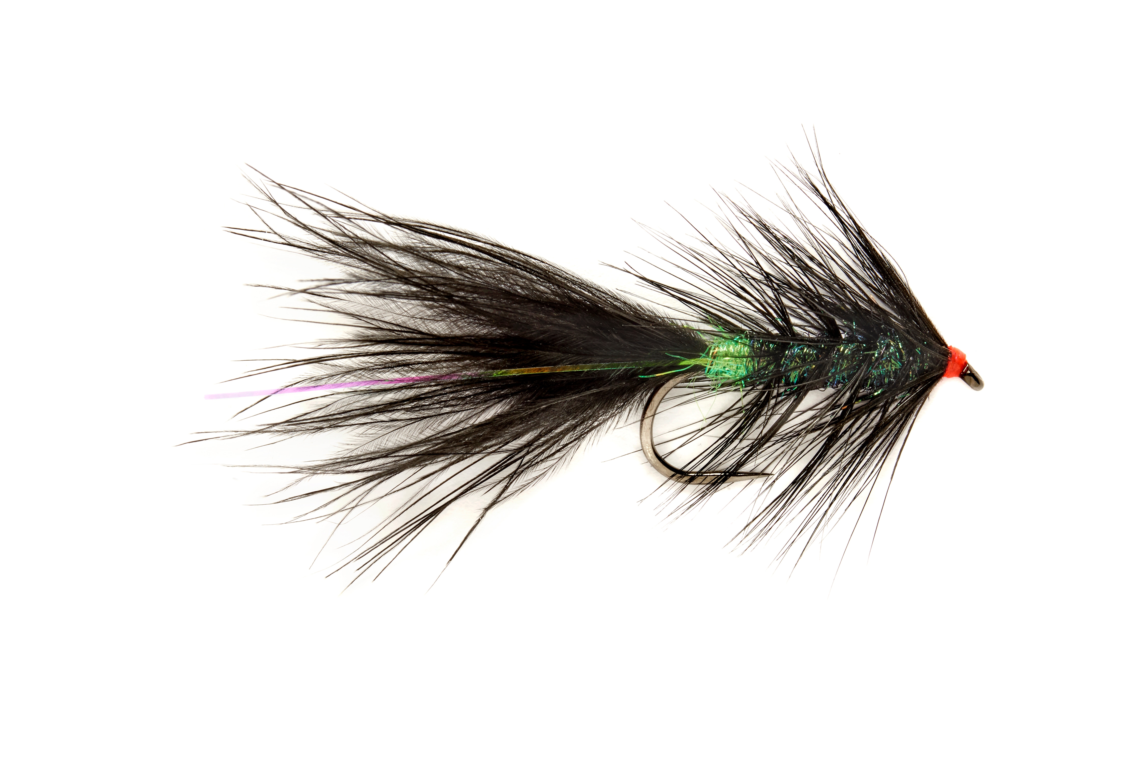 Roza's Black & Green Streamer Barbless