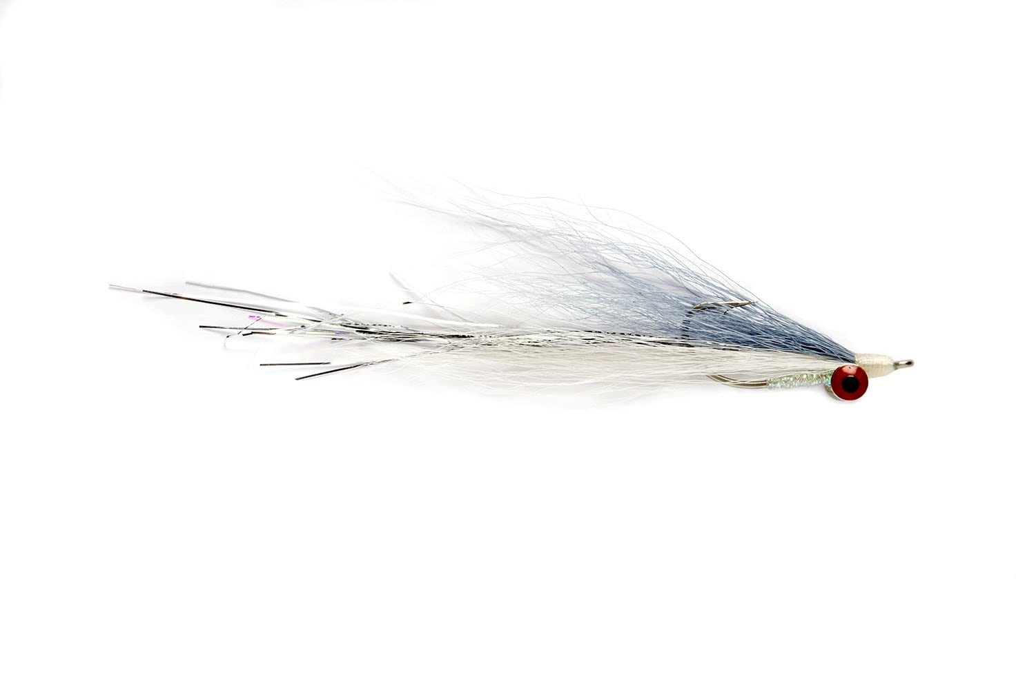 Deep Water Clouser Grey Ghost S2 Fishing Fly, Saltwater