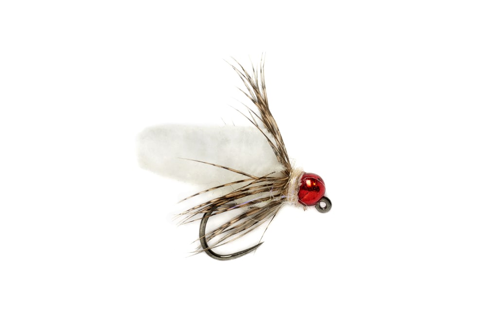 Mop Fly White Barbless