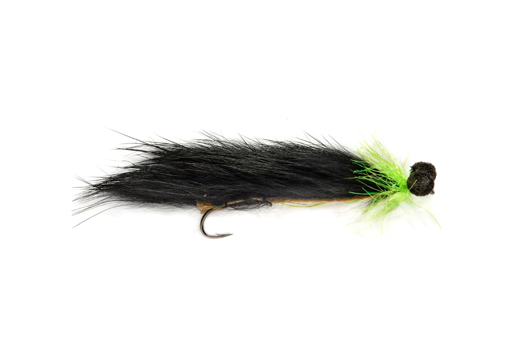 Mini Booby Snake Black & Green S5cm Fishing Fly