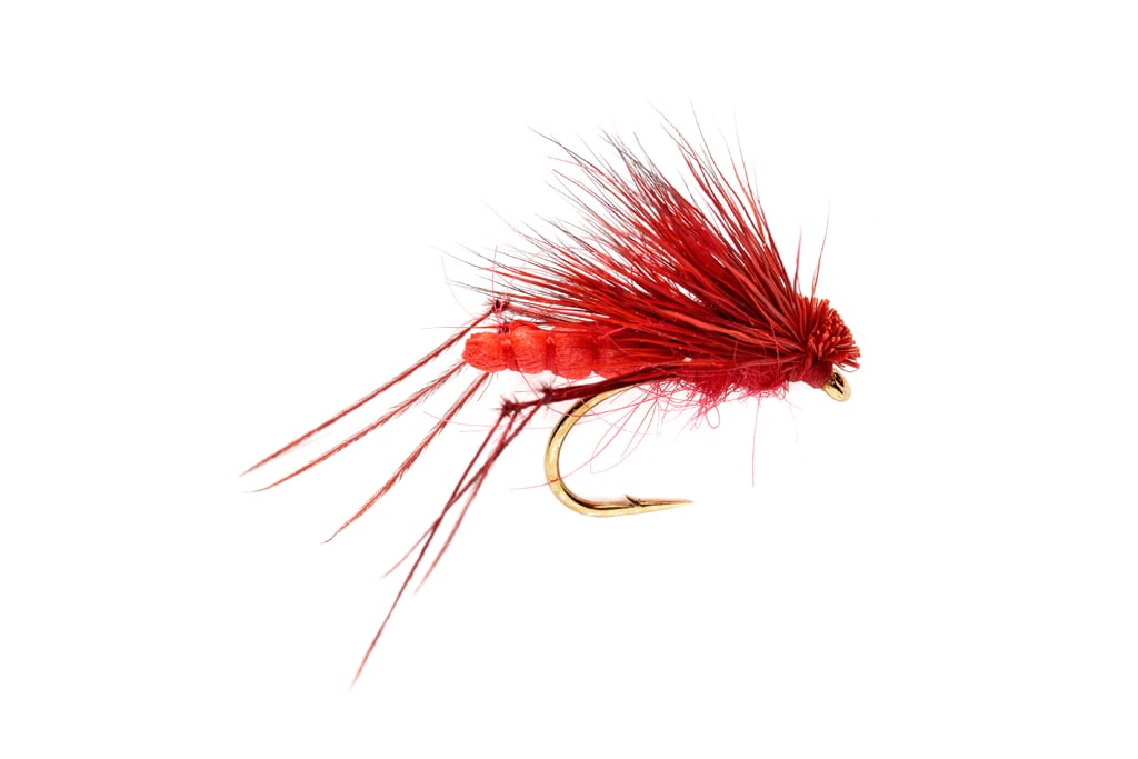 McPhail Detached Body Hopper Red S10 Fishing Fly