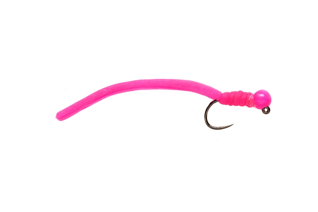 Squirminator Hot Head Jig Hot Pink Barbless