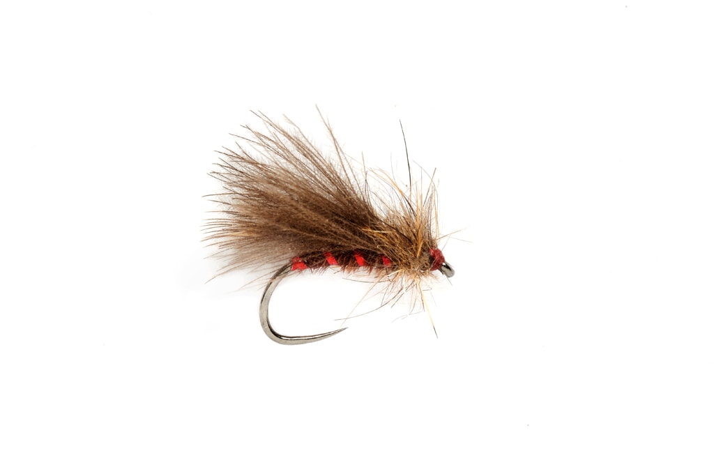 Roza's Red Rib Caddis Barbless