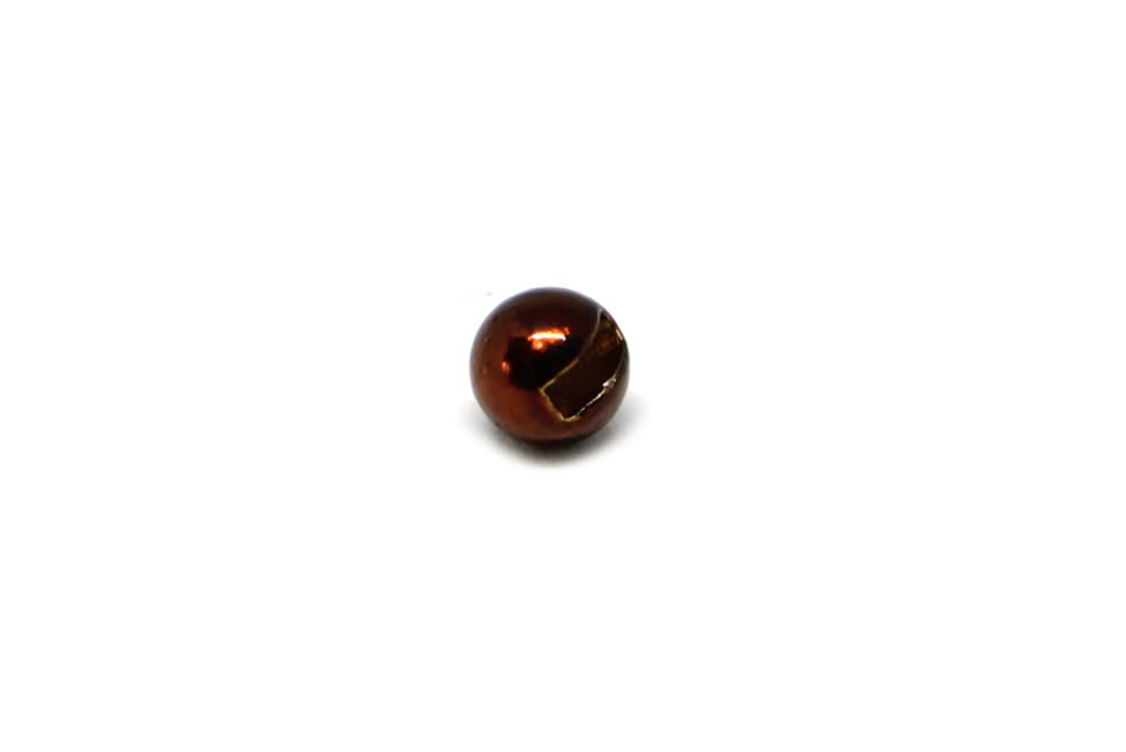 Metallic Brown Slotted Tungsten Beads