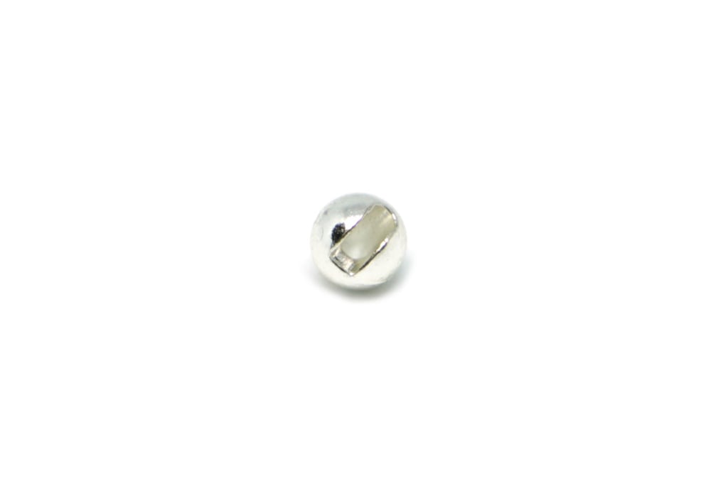 Silver Slotted Tungsten Beads