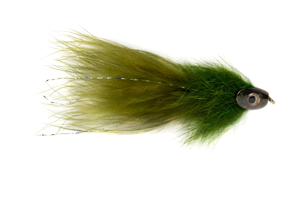 Ronan's Possum Streamer Green Machine S6, Streamers & Lures