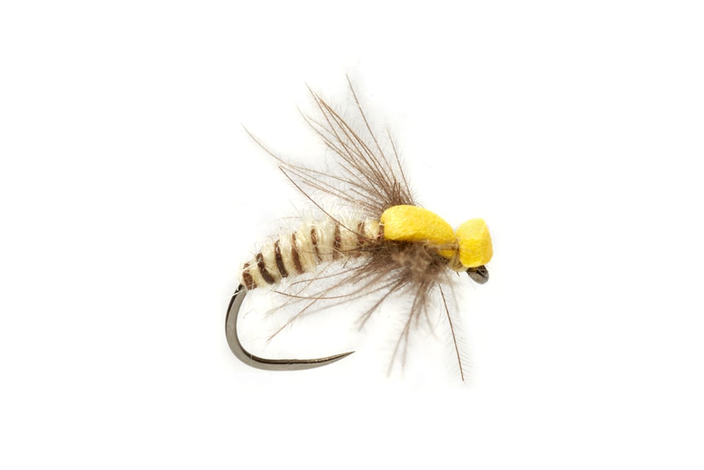 Procter's Spent Caddis Barbless Cream (Yellow)