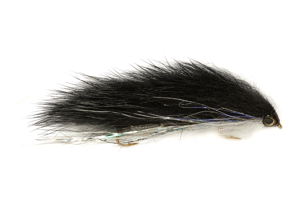 Snake-Bait Black Size 5cm Fishing Fly, Streamers & Lures