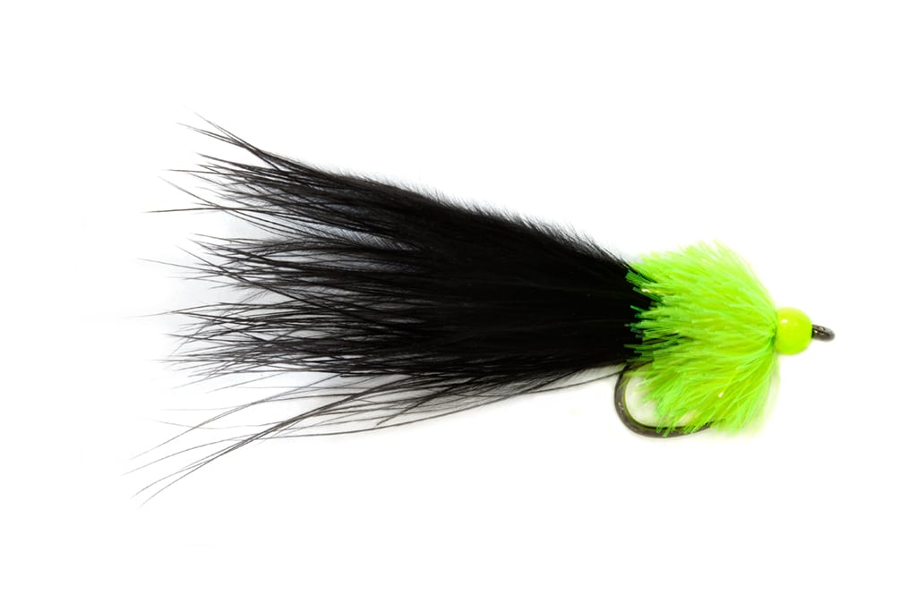 Black & Green Taddy Barbless