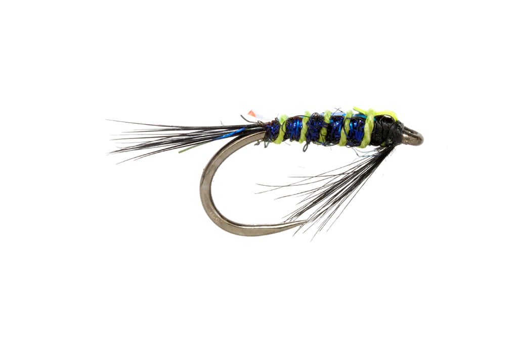 Croston's Trigger DB UV Black Chartreuse Barbless