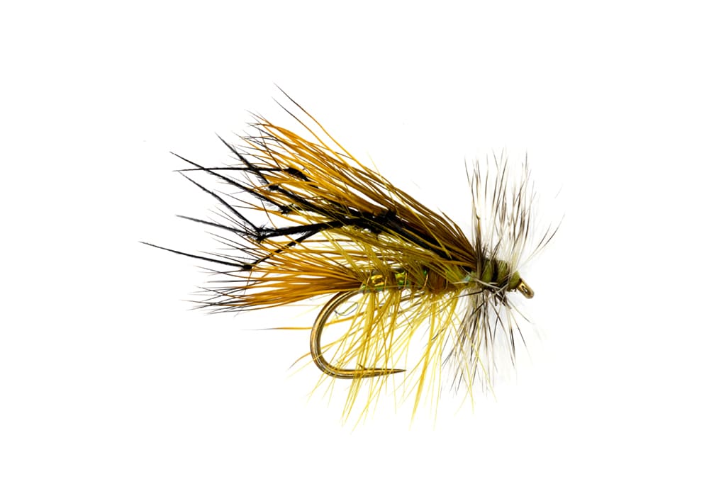 Jackie's Hot Head Olive Stimulator Size 10 Fishing Fly, Wet Flies