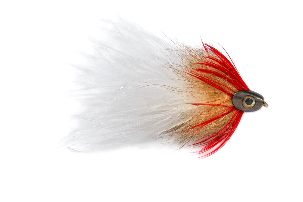 Ronan's Possum Streamer Ghost Size 6 Fishing Fly, Streamers & Lures