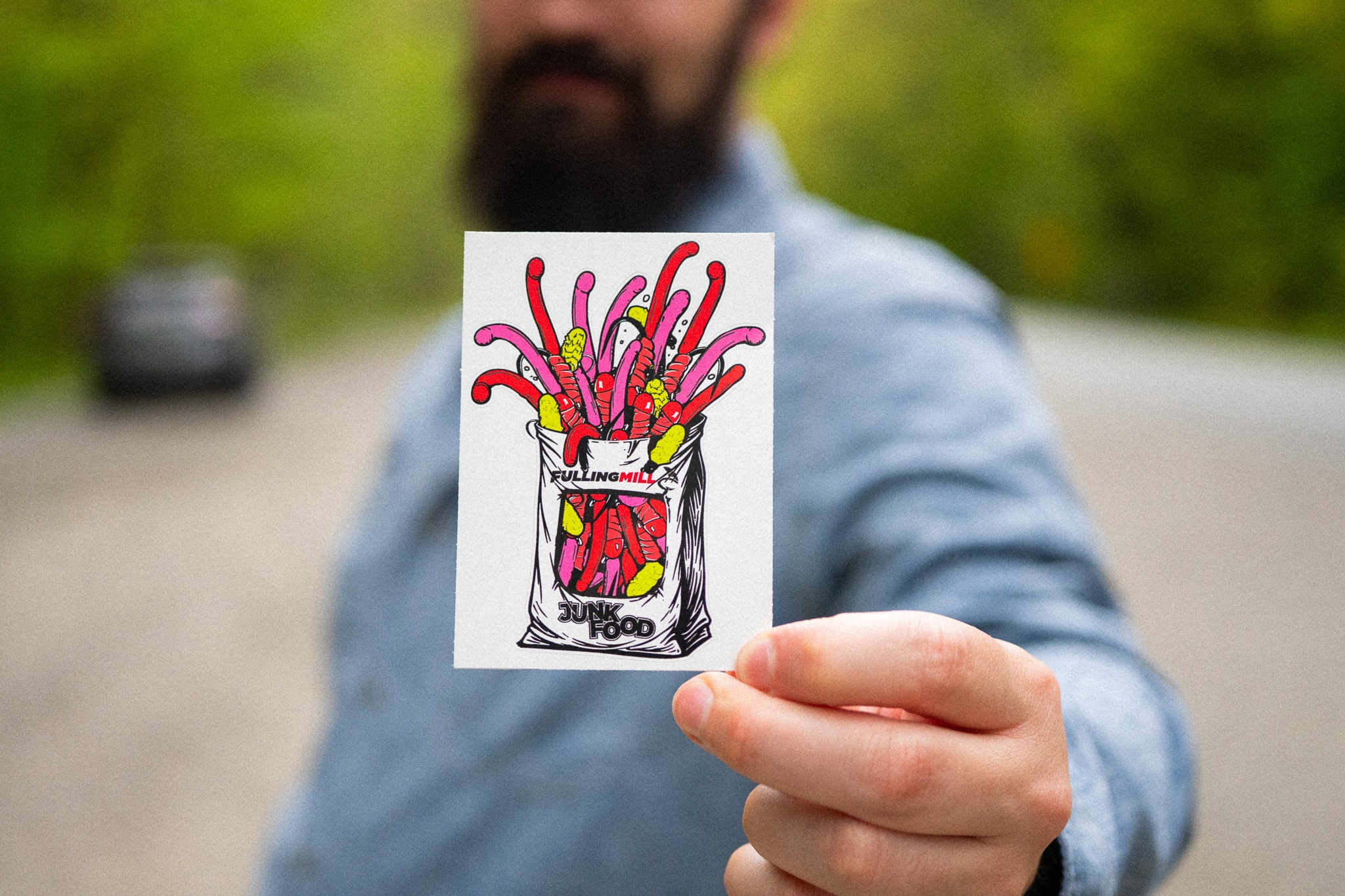 Junk Food Tackle Box Sticker