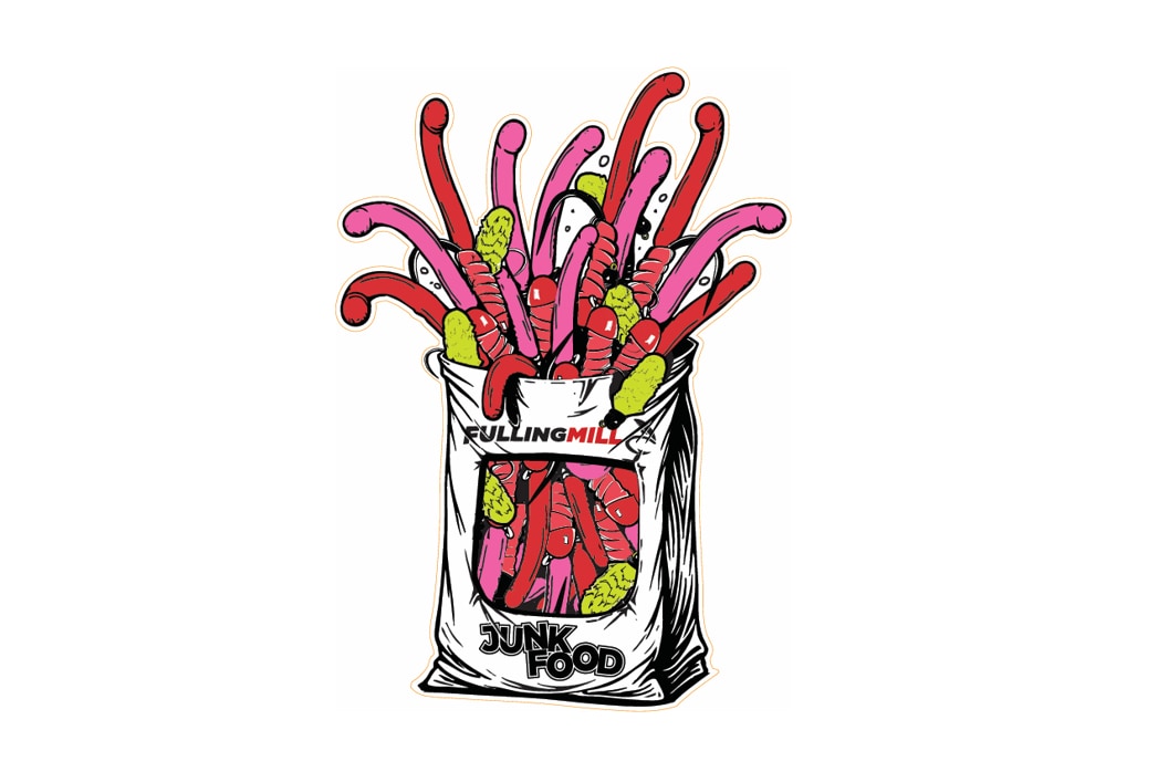 Junk Food Tackle Box Sticker